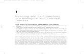 Meaning and Relationships in a Biological and Cultural Context · 2006-11-07 · Meaning and Relationships in a Biological and Cultural Context ... treating them as the property of