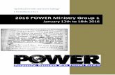 2016 POWER Booklet-Group 1 · “Jesus replied: ‘Love the Lord your God with all your heart and will all your soul and with all your mind. This is the first and greatest commandment.