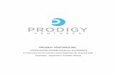 PRODIGY VENTURES INC. · Prodigy Ventures Inc. Notes to the Consolidated Interim Financial Statements Three and nine months ended September 30, 2019 and 2018 (Expressed in Canadian