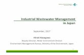 Industrial Wastewater Management in Japanwepa-db.net/3rd/en/meeting/20170926/pdf/26_3-04_Japan.pdf · Industrial Wastewater Management in Japan Hiroki Hasegawa Deputy Director, Water