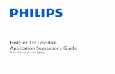 FastFlex LED module Application Suggestions Guide...Introduction to this guide Thank you for your interest in the Philips FastFlex LED module. We have created this Application Suggestions