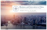 Business and Innovation in China · - we recommend finding a hotel/hostel/airbnb that is located close to the Nordic Centre, Fudan University (220 Handan Road, Yangpu district, Shanghai,