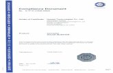 SUN2000-36 42KTL CLC TS 50549-1 Cert TUV-SUD · SUD Product Service Compliance Document No. D 17 01 41829 02623 Holder of Certificate: Product: Huawei Technologies Co., Ltd. Administration