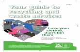 2019 Your guide to recycling and waste services · 7 7 7 7 7 7 7 7 7 7 Compost Reduce Please try to reduce other rubbish that can not be recycled or composted General rubbish including: