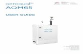 Aeroqual AQM60 User Guide - Air-Met Scientific · Aeroqual AQM 65 User Guide 1. Description The Aeroqual AQM 65 is a compact air quality station designed for precise measurement of