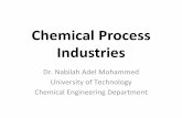 Chemical Process Industries · Chemical Process Industries Dr. Nabilah Adel Mohammed University of Technology Chemical Engineering Department. Process classification Physical process