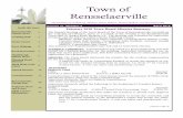 Town of RensselaervilleFebruary 2010 Town Board Minutes Summary The Regular Meeting of the Town Board of the Town of Rensselaerville was held on the 11th day of February, 2010, at