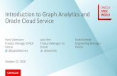 Introduction to Graph Analytics and Oracle Cloud Service · Oracle Graph Analytics Architecture Scalable and Persistent Storage Graph Storage Management Graph Analytics In-memory