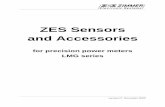 ZES Sensors and Accessories · 2009-12-21 · ZES current- and voltage sensors and accessories This data book is the technical dokumentation of the current and voltage sensors from