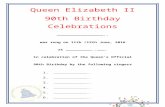 €¦  · Web viewQueen Elizabeth II . 90th Birthday Celebrations ……………………………………………….. was. rung on 11th /12th June, 2016. at ...