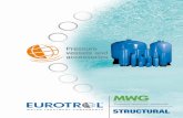 Pressure vessels and accessories - Eurotrol · 2019-06-21 · Made in European Union (Belgium); Composite pressure vessels PE liner reinforced with fiberglass and epoxy resin; For