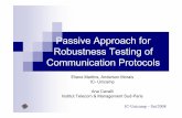 Passive Approach for Robustness Testing of Communication ...cmrubira/seminario/apresent-eliane.pdf · IC-Unicamp –Set/2008 Passive Approach for Robustness Testing of Communication