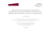 Wavelet Packet Transform and Direct- Quadrature Axis-based ... · Quadrature Axis-based Hybrid Technique for Differential protection of Power Transformers By ... ANN, fuzzy logic