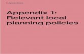 Appendix 1: Relevant local planning policies · arrangements in accordance with policy t1 and appendix 9 and allow for a pedestrian link to princes risborough railway station. Retail