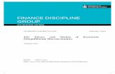 FINANCE DISCIPLINE GROUP · particular advantage over the traditional \micro-founded" models of stochas-tic intertemporal optimization type such as RBC or New-Keynesian DSGE models,