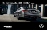 The Mercedes-AMG E 63 S 4MATIC+. Rule on. · 2020-02-23 · to the engine of the Mercedes-AMG GT. With 450 kW (612 hp) and 850 Nm, it not only sets standards in terms of output and