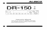 DR-150 Instruction Manual - PERCperchawaii.com/All_Manuals/Alinco/DR-150_en.pdfDR-150 Instruction Manual Author: nov Subject: AUTHORISED DEALERS for RUSSIA Keywords: P.S.Com Ltd ()