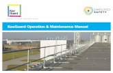KeeGuard Operation & Maintenance Manual · All vertical supports are set at maximum 3m centres depending on the system. Recycled PVC counter weights are attached to every vertical