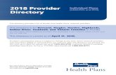 2018 Provider Directory - Health First Hospice2018 Provider Directory Individual Plans (HMO/POS and PPO) This directory provides a list of Health First Health Plans’ network providers.