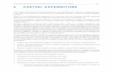6 CAPITAL EXPENDITURE · 6 CAPITAL EXPENDITURE Capex refers to the amount invested by TasWater in new regulated assets. Capex on unregulated assets is not taken into account for the