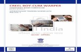CREEL BOY-CUM-WARPER Boy-Cum-Warper... · 2019-05-15 · Creel Boy-Cum-Warper 8 Brief description of Job roles: Warper; Beamer tends warping machine for drawing and winding on a large