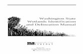 Washington State Wetlands Identification and Delineation Manual · 2016-09-16 · ii Washington State Wetlands Delineation Manual Preface The 1995 Washington State Legislature passed