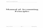 Manual of Accounting Principles Manual of Accounting Principles.pdf · Manual of Accounting Principles Overview Issued 05/01/2002 Page1.2 overfin.doc 1.1 Purpose of the Manual 1.1.1.1