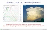 Second Law of Thermodynamics - pages.uncc.edu · Second Law of Thermodynamics Often called the “Supreme Law of Nature” Application of the second law reveals that there are three