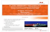 FLASH MEMORY RELIABILITY - Intranet DEIBhome.deib.polimi.it/spinelli/corsi/nano/flash.pdf · † Introduction to Flash Memory † Intrinsic cell reliability: – Cycling Endurance