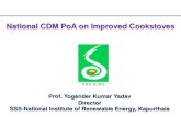 National CDM PoA on Improved Cookstoves - Energypedia · 2014-11-25 · 3 Biomass Cookstove Testing and Development The Institute (SSS-NIRE) has been approved as the Testing and Certification