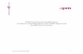 PQ Guidance and Regs for approved assessment centres guidance and regs for... · assessment techniques, relating specifically to the Practitioner Qualification format for assessment.