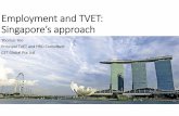 Employment and TVET: Singapore’s approach and Employment... · Security, Environmental Cleaning, Landscape and Floristry industries in Singapore. • Master Trainer on development