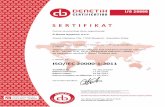 Cert ISO 20000-1 2011 E-Smart Systems Srb · 2018-09-18 · Ovaj sertiﬁkat je validan ukoliko su izvršene nadzorne provere i ukoliko se primenjuju pravila Denetik Certiﬁcation.