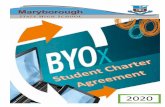 BYOx Student Charter Final 2016 - Maryborough State High ...... · acknowledgment that the device at school is for education purposes only. care and security of device ... sending