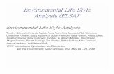 Environmental Life Style Analysis (ELSA)web.mit.edu/2.813/www/Class Slides 2008/ELSA 2008.pdf · 2008-02-25 · Environmental Life Style Analysis (ELSA)* Environmental Life Style
