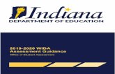 2019-2020 WIDA Assessment Guidance...4 participation in the standard instructional program within a reasonable period of time; and Ensure meaningful and timely communication with EL