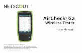 AirCheck G2 - images-na.ssl-images-amazon.com · NETSCOUT SYSTEMS, INC. GNU GPL Source Code Request 310 Littleton Road Westford, MA 01886 Attn: Legal Department NETSCOUT SYSTEMS,