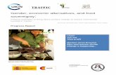 Gender, economic alternatives, and food sovereignty · Gender, economic alternatives, and food ... Agency, AECID, led by IUCN/TRAFFIC, and implemented jointly by two strategic members