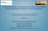Ascertaining Key Risks in the Construction Projects From ...RISK CASE:04: “Construction Facilitation by changing the connection type by the steel subcontractors incompliance with