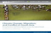 Climate Change, Migration, and Conflict in South Asia...4 Center for American Progress | Climate Change, migration, and Conflict in South Asia onset and slow-onset climate change events