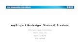 myProject Redesign: Status & Preview - IEEEImportant Dates Agenda Items Invitation & Ballot Info Quick Links. Home Page: Quick Links 8 Interactive Standards Lifecycle wheel. ... Shia