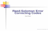 Reed-Solomon Error Correcting Codes - Idea2ICThe Reed–Solomon code, like the convolutional code, is a transparent code. This means that if the channel symbols have been inverted