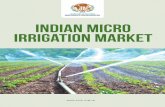 IndIan MIcro IrrIgatIon Market - ICFA · Indian Micro Irrigation Market Overview M icro irrigation has seen a steady growth over the years. Since 2005, area covered under micro irrigation