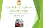 Civil Rights Compliance and Enforcment - MANNA FoodBank · 2018-03-08 · In accordance with Federal civil rights law and U.S. Department of Agriculture (USDA) civil rights regulations