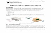 Data Acquisition (DAQ) Fundamentals · portable data acquisition is rapidly becoming a more flexible alternative to desktop PC based data acquisition systems. For remote data acquisition