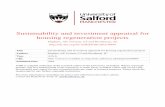 Sustainability and investment appraisal for housing ...usir.salford.ac.uk/38909/3/231215... · sustainability, its evaluation and existing feasibility appraisal techniques for social
