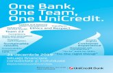 One Bank, One Team, One UniCredit. · 2020-03-12 · Pentru celelalte imobilizari corporale este folosit modelul costului, conform IAS 16 „Imobilizari corporale”. Dupa recunoasterea