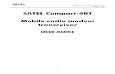 SATEL Compact-4BT Mobile radio modem transceiver...SATEL Compact-4BT radio modem has been designed to operate on frequency ranges, the exact use of which differs from one region and/or