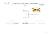 2020 San Antonio Golden Gloves Championships 201+ lbssanantoniogoldengloves.org/wp-content/uploads/2020/02/... · 2020-02-10 · Champion Boxers Name Club Team Points information: