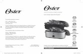 ROASTER OVENS/ HORNO ASADOR · ROASTER OVENS/ HORNO ASADOR User Guide/ Guía Del Usuario  General Roaster Ovens IB_Oster_15ESM1 P.N. 182308 Rev 1